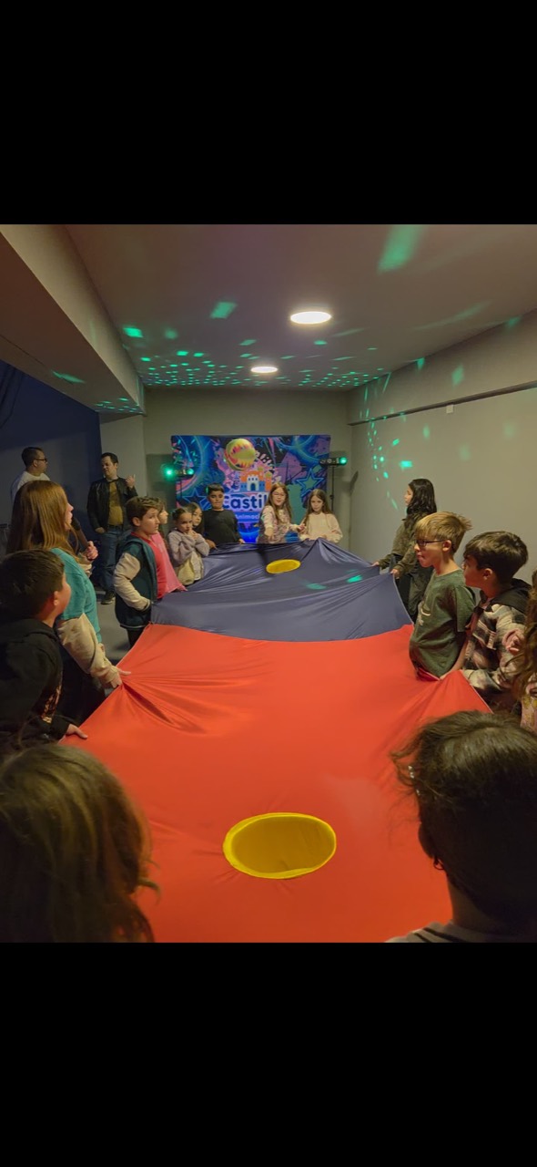 Juegos con telas de colores